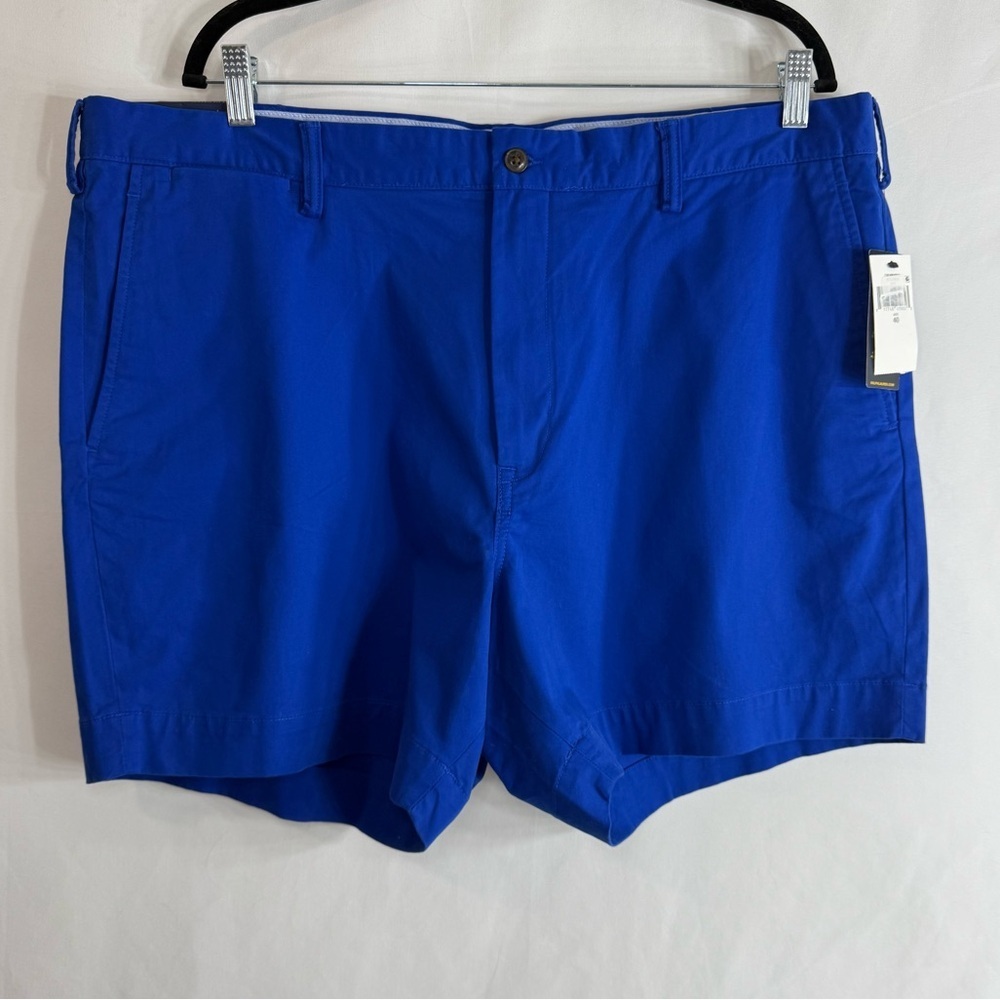 NWT Polo Ralph Lauren Men’s Classic Fit 6” Blue Chino Shorts, size 40